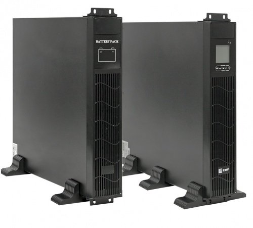 Источник Бесперебойного Питания двойного преобразования E-Power SW900pro-RTB 3000 ВА PROxima, для монтажа в стойку, c АКБ 8 х 12В_7 Ач EKF