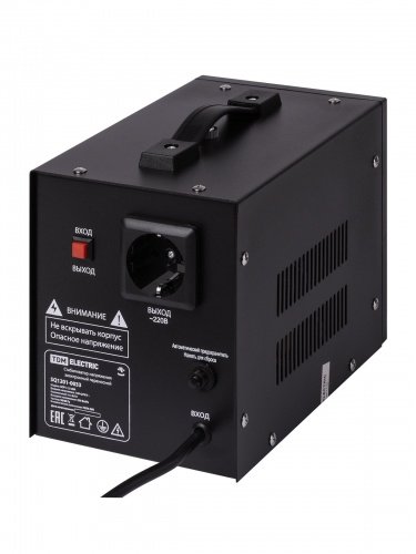 Стабилизатор напряжения БСР1-1,5 кВА электронный переносной TDM фото 3