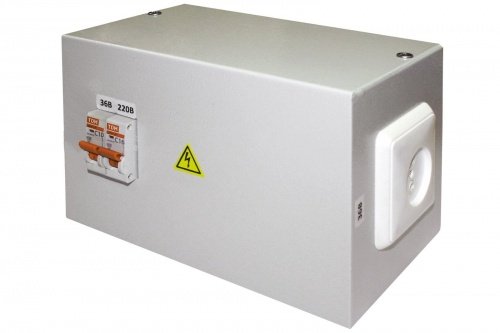 Ящик с трансформатором понижающим ЯТП-0,25 220/36-2авт. IP31 TDM фото 2