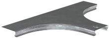 ESCA Крышка отвода Т-образного плавного тип Г01 50мм HDZ IEK