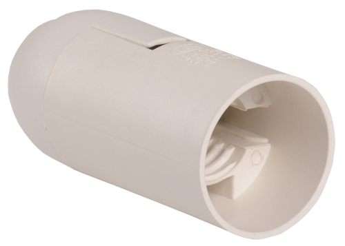 Патрон подвесной Ппл14-02-К02 пластик Е14 белый (индивидуальный пакет) IEK