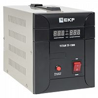 Стабилизатор напряжения электронный напольного исполнения модернизированый TITAN -ТF-1500 EKF