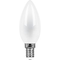 Лампа светодиодная Feron LB-73 Свеча матовая E14 9W 2700K