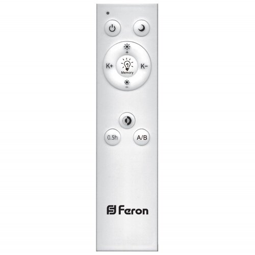 Светодиодный управляемый светильник накладной Feron AL5540 ROSE тарелка 90W 3000К-6500K квадратный фото 4