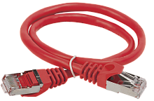 ITK Коммутационный шнур (патч-корд) кат.5E FTP 2м красный