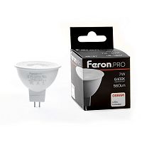 Лампа светодиодная Feron.PRO LB-1607 G5.3 7W 6400K (угол рассеивания 110°)