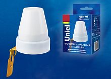 Сенсор освещенности (фотосенсор), белый USN-011-1200W-02/100LUX-WH Uniel