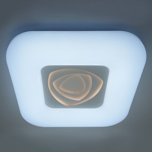 Светодиодный управляемый светильник накладной Feron AL5540 ROSE тарелка 90W 3000К-6500K квадратный фото 3