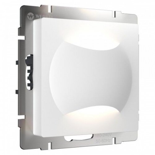 Встраиваемый механизм LED подсветка МУН (белый матовый) Werkel