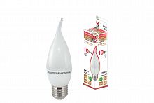 Лампа светодиодная WFC37-10 Вт-230 В -3000 К–E27 (свеча на ветру) Народная TDM