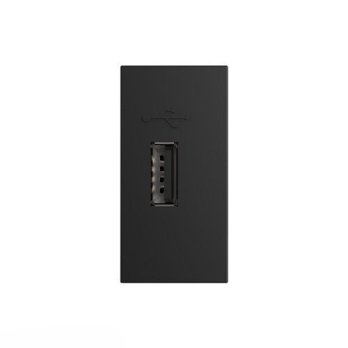Розетка USB с блоком питания черная (механизм) Livolo фото 2