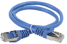 ITK Коммутационный шнур (патч-корд) кат.5E FTP LSZH 3м синий