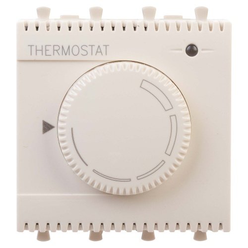 Термостат модульный для теплых полов, "Avanti", "Ванильная дымка", 2 модуля DKC