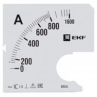 Шкала сменная для A961 800/5А-1,5 PROxima EKF