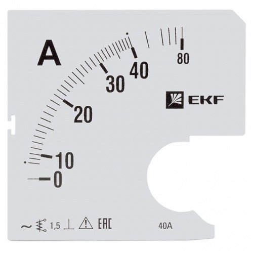 Шкала сменная для A961 40/5А-1,5 PROxima EKF