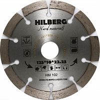 Диск алмазный отрезной 125*22,23 Hard Materials Лазер HM102 Hilberg